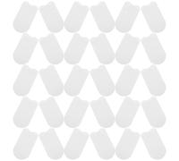 SEWOART 200 Pezzi Protettore di copertura delle dita spazzolino da denti per rimuovere la placca manica delle dita spazzolino per dito per cani White