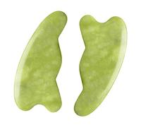 SEWOART 2pezzi Tavole Di Massaggio Per Raschiatura Corporea Strumento Multifunzionale Per Gua Sha e Benessere Di Viso e Corpo Attivatore Della Circolazione Sanguigna e Rilassamento