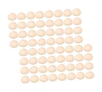SEWOART 300 Pezzi Mezze Palline Legno Naturale Semisfere Grezze per Decorazioni Fai da Te Gioielli e Addobbi Casa e Festa