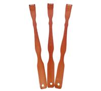 SEWOART 3pezzi Grattaschiena in Legno di Bambù per Adulti Uomo e Donna Kit Grattaschiena Manico per Uso Portatile Strumento Massaggi Corpo Manuale