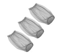 SEWOART 3pezzi Maschera Antiinsetti Traspirante Per Campeggio e Pesca Rete Di Protezione Copertura Mesh Per Sole e Insetti Grigia