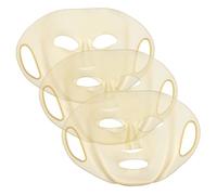 SEWOART 3pezzi Riutilizzabile in Silicone Per Della Coprimascherina in Silicone Pieghevole Applicatore Per