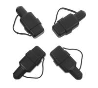 SEWOART 4 Pezzi Coperchio Antipolvere in PVC Resistente per connettori elettrici Protezione per Spine Power Trailer da Facile da installare seconda Generazione Due Posizioni 4 Pezzi