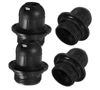 SEWOART 4 Pezzi Sostituzione Del Portalampada E27 Lampada Accessorio Per Casa Saldare Fili Coperchio Testa Lampada Fori Filo Sinistro Destro Adatto Luci Da Tavolo