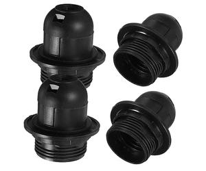 SEWOART 4 Pezzi Sostituzione Del Portalampada E27 Lampada Accessorio Per Casa Saldare Fili Coperchio Testa Lampada Fori Filo Sinistro Destro Adatto Luci Da Tavolo