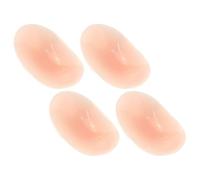 SEWOART 4 Pezzi Spalline Invisibili Autoadesive in Silicone per Donna, Cuscinetti Rotondi per Spalle, Migliorano la Forma, Invisibili Sotto i Vestiti, per Socializzare e Ballare