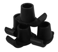 SEWOART 4pezzi Sci Antiscivolo Per Deambulatori Sliders Per Deambulatori Nylon Cuscinetti Per Piedi Antiscivolo Stabilità e Sicurezza Per Anziani e Bastoni Da Passeggio