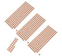 SEWOART 500 Pezzi Tappi in Sughero Rotondi Autoadesivi Antiscivolo e Isolanti per Mobili Paracolpi per Sportelli Armadio Piedini per Vetro e Sedie Protezione Superfici Casa e Ufficio