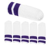 SEWOART 6pezzi Spazzolino da Dito per Cani Salviette per Dita per Animali Domestici Spazzolino da Dente per Cuccioli Nylon Morbido per Pulizia Dentale