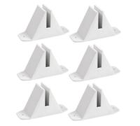 SEWOART 6pezzi Supporti Base Plastica Triangolari per Steccato Giardino Antiribaltamento Base Stabile per Recinzione Esterno Ragazzo Ragazza Ragazza e Animali Piedini Sostegno Steccato PLA