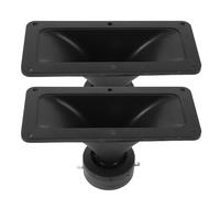 SEWOART Audio Tweeter System 2pezzi Nero in PP Tweeter Tromba Rettangolare per Auto Musica Pressione Suono 100dB Frequenza 2.2K-27KHz