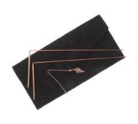 SEWOART Bacchette in Ottone per Rabdomanzia con Pendolo Divinatorio e Borsa in Feltro Strumenti Leggeri e Portatili per Caccia AI Fantasmi Rilevamento Oro e Domande Sì No Attrezzatura