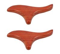 SEWOART Bastoncini Da Massaggio in Legno Naturale Per Terapia Tissutale Profonda E Punti Trigger Strumento Thailandese Portatile Per Piedi Schiena Collo E Corpo