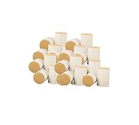 SEWOART Bastoncini Di Moxa Fatti A Mano Da 1,8x2,7 Cm Pezzi Di Moxa Bastoncino Di Artemisia Bastoncino Di Moxibustione Bianco
