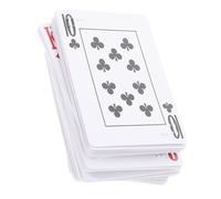 SEWOART Carte da Gioco Grandi in Braille per Ipovedenti e Non Vedenti Marcature Tattili per Facile Riconoscimento Versatile per Giochi di Società Adatto Adulti Disabilità Visive