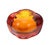 SEWOART Cristallo Persimmon Fermacarte da Tavolo Pesante Accessorio da Scrivania in Vetro per Calligrafia Peso per Tessuti e Modelli Decorazione Miniatura per Amanti dei Libri