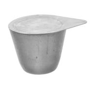 SEWOART Crogiolo in Nichel Coperchio Resistente al Calore per Fusione Metalli e Laboratorio Superficie Liscia e Facile da Pulire Strumento per Esperimenti Chimici e Analisi Termica