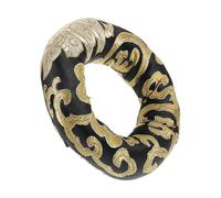 SEWOART Cuscino Rotondo per Meditazione Resistente alla Deformazione in Cotone Ricamato a Mano per Campane Tibetane e Arredamento Elegante della Casa