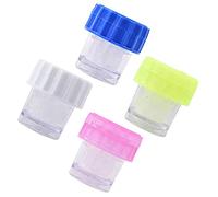 SEWOART Custodia Pulizia Manuale Dei Contatti in Plastica Detergente Per Lenti A Contatto Strumento Pulizia Dei Contatti Porta