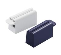 SEWOART Dispenser Per Dentifricio A Parete Senza Punzonatura Spremiagrumi Per Bagno Cuscinetto in Silicone Materiale Abs Compatibile Dentifrici Vari Compatto E Pratico