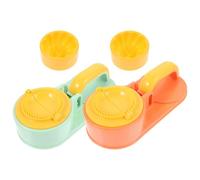 SEWOART Dough Press, Handheld Dumpling Wrapper Maker, 2 Set, Plastico, Wear Resistance, Home Use