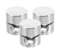 SEWOART Ganci Alluminio per Cavi 3 Pezzi, Supporto per Cavi Argento, Foro 0,7 cm, per Cavi di Alimentazione, per Lampade da Soffitto in Casa e Ufficio