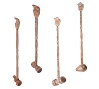 SEWOART Grattaschiena in Legno Portatile Massaggiatore Per Corpo A Doppia Testa Martello Massaggiante Pratico Per Alleviare La Pressione Muscolare E Grattare La Schiena