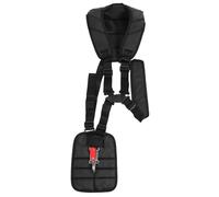 SEWOART Imbracatura Doppia Tracolla per Decespugliatore con Cintura Regolabile e Aggancio Resistente Nera per Lavoro Confortevole e Durata Prolungata