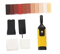 SEWOART Kit Riparazione Pavimenti E Mobili Cera Bloccante Ferro Da Stiro Raschietto Spugna E Straccio Inclusi Nella Cassetta Degli Attrezzi