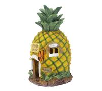 SEWOART Lampada Solare da Giardino in Resina Forma di Casa Ananas Decorazione Esterno Delicata e Resistente Illuminazione Energetica per Cortile e Prato