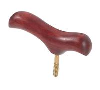 SEWOART Manico in Legno Lucidato Per Bastone Testa Di Ricambio in Legno Massello Pomello Ergonomico Per Bastoncino Da Passeggio Accessorio Adatto Per Uomo e Donna