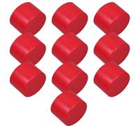 SEWOART Manicotti Protettivi in Pe per Tubi per Ponteggi Rotondi, Coperture Robuste e Facili da Installare, Diametro 48-50mm, Confezione da 10 Pezzi Colore Rosso, per Edilizia