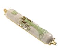 SEWOART Mezuzah in Lega Design Retro e Artigianato Intricato per Decorazione Porta Religiosa e Simbolo di Buona Fortuna la Casa