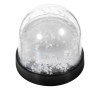 SEWOART Mini Snow Globe Inserto Fotografico, Argento, 1 Pezzo