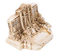SEWOART Miniatura Fontana di Trevi in Resina Resistente e Pratica Design Artistico Semplice ed Elegante per Decorazioni e Souvenir di Roma