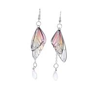 SEWOART Orecchini Farfalla Pendenti in Cristallo con Decorazioni Colorate e Strass Luminosi Leggeri e Comodi per Donna Accessori Gioielli per Feste e Halloween