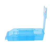 SEWOART Organizer per Farmaci Telescopico con Scomparti Regolabili, Custodia per Flaconi per Infusione Ospedaliera in Plastica Blu, Contenitore Medico per Casa e Farmacia