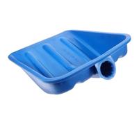SEWOART Pala da Neve in Plastica Blu Resistente e Robusta per Rimuovere Ghiaccio e Neve Testina Comoda per Pulizia Invernale e Raccolta Cereali