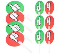 SEWOART Palette per Voto Riutilizzabile 10 Pezzi in Plastico Multiuso per Forniture Interattive la ccessorio Portatile per Selezioni all Aperto