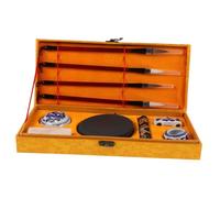 SEWOART Pennelli Calligrafia Cinese per Principianti con Piuma Mista e Naturali Kit Completo per Scrittura e Pratica Didattica Confezione Elegante Regalo