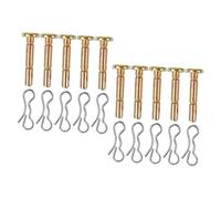 SEWOART Perni di Taglio e Spilli di Sicurezza in Acciaio Inossidabile Resistenti per Accessori Spalaneve Ricambi Pratici e Durevoli per Motoslitte da Neve