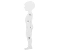 SEWOART Posabile con Articolati per Studenti e Professionisti Modello Umanoide Compatto e Portatile per Schizzi e Studio Anatomia nelle Lezioni di