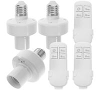 SEWOART Presa Luce Telecomando Wireless E27 Timer Luce Per Illuminazione Interna Wireless Adattatore Lampadina Base Lampadina Portalampada Telecomando