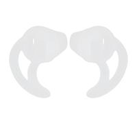 SEWOART Punte Auricolari Comode e Sicure a Forma di Pinna in Silicone Colore Bianco per Cuffie a Tubo Acustico per Esercizi Vigorosi
