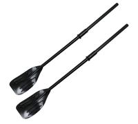 SEWOART Remi per Canotto Gonfiabile Staccabili 2 Pezzi in PVC Nero | Set Compatto, Formato Portatile, Accessori per Kayak e Canoa, Oar per Barca e Gommone
