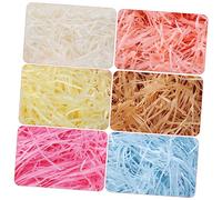 SEWOART Riempitivo di Carta Tagliata Colorata per Confezioni Carta di Seta Naturale Lafite Grass Assorbente 20g/Sacchetto