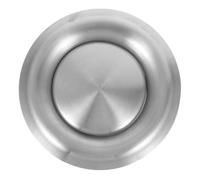 SEWOART Scarico Rotonda in Acciaio Diffusore per Uscita Ventilazione Diffusore Registro Aria Interna Copertura del Registro Aria Esterna Regolabile