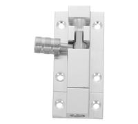 SEWOART Serratura Scrocco Scorrevole Per Porta Senza Foratura Chiavistello Orizzontale Per Camera Da Letto e Bagno Compatibile Porte in e Funzionamento Silenzioso