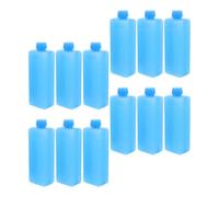 SEWOART Small Reusable Ice Packs 12 Pezzi in PE, Impacchi di Ghiaccio per Congelatore per Meal Prep e Trasporto