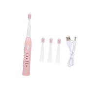 SEWOART Spazzolino Elettrico Per Ragazzo Ragazza Con Testina Sostituibile Usb Ricaricabile Rosa Con Setole Morbide e Design Ergonomico Per Ragazzi e Ragazze